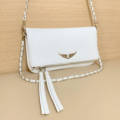 Women's Leather Shoulder Bag Chain Strap - Fashinoza