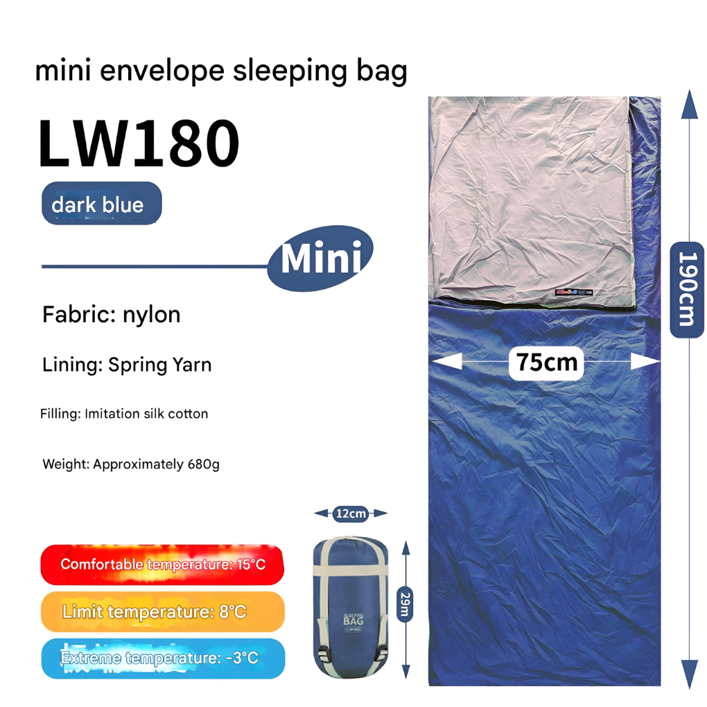 Compact Lightweight Sleeping Bag - Fashinoza