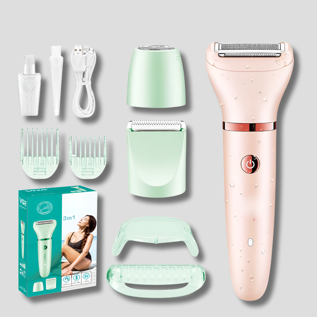 Women's 3-in-1 Electric Shaver - Fashinoza