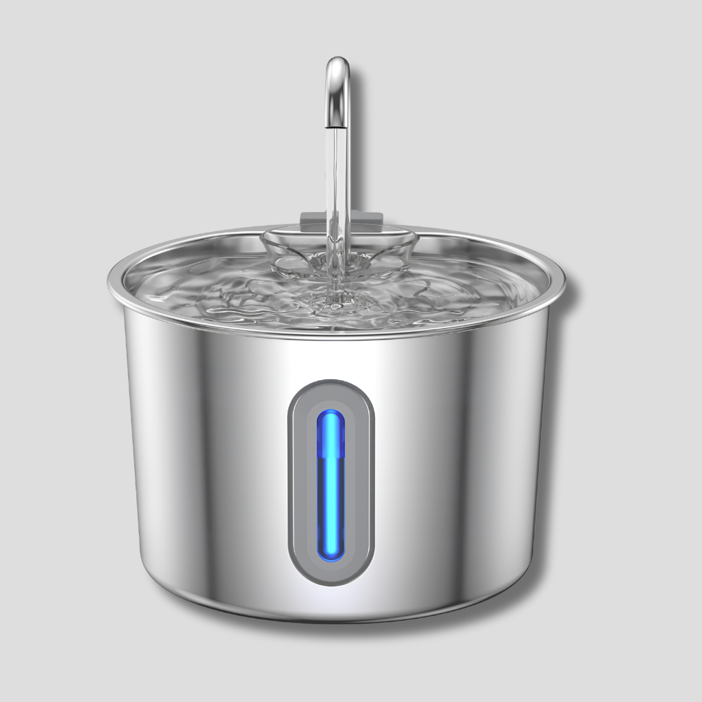 Stainless Steel Pet Water Fountain - Fashinoza
