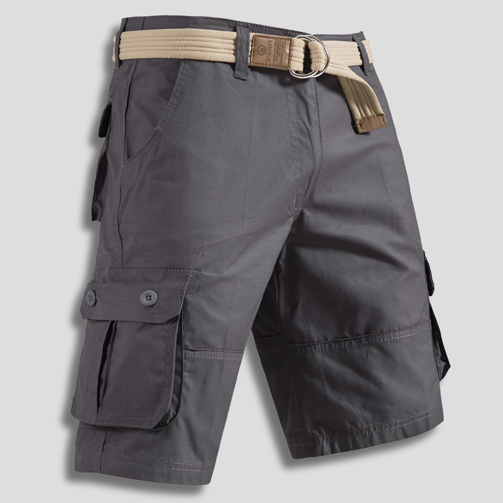 Men's Cargo Shorts Multi-Pocket - Fashinoza