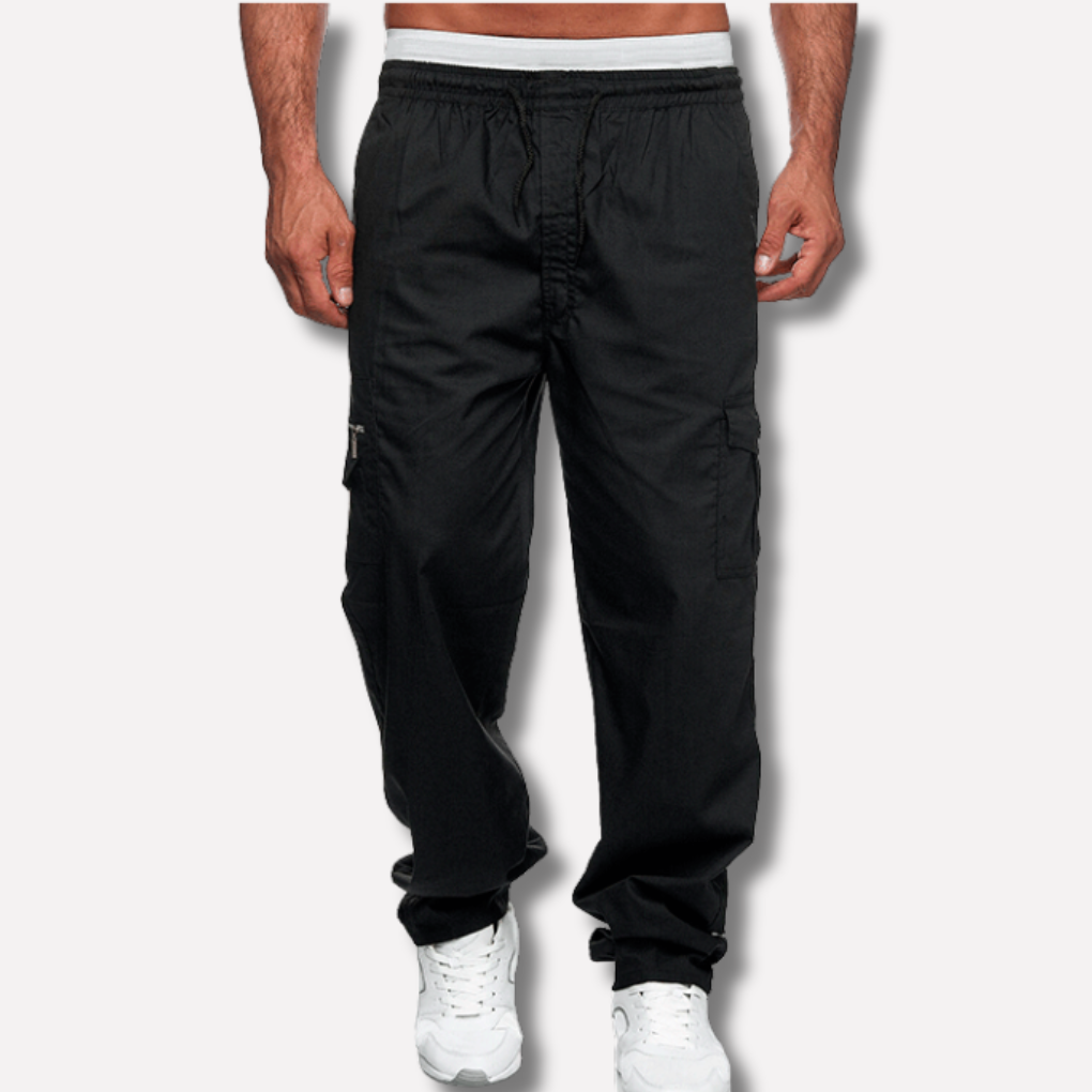 Men's Outdoor Pants Multi-Pocket Waterproof