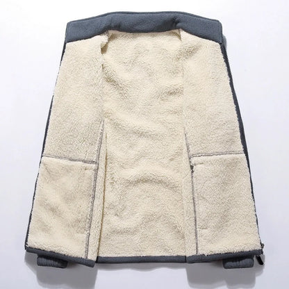 Male Fleece Zip-Up Jacket