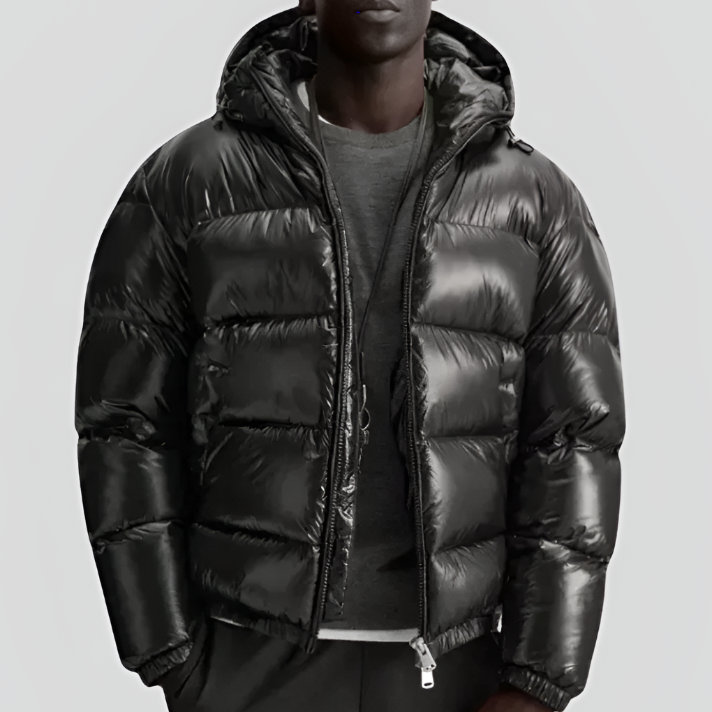 Men's Quilted Winter Parka Jacket - Fashinoza
