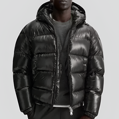 Men's Quilted Winter Jacket - Fashinoza