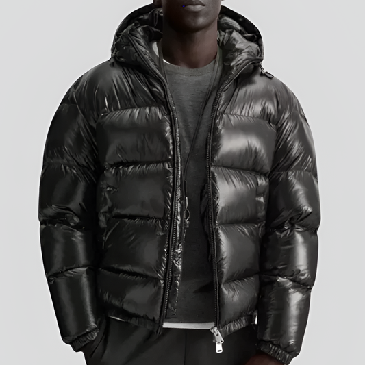 Men's Quilted Winter Jacket - Fashinoza