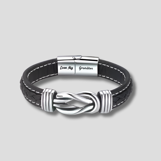Men's Infinity Symbol Stainless Steel Bracelet - Fashinoza