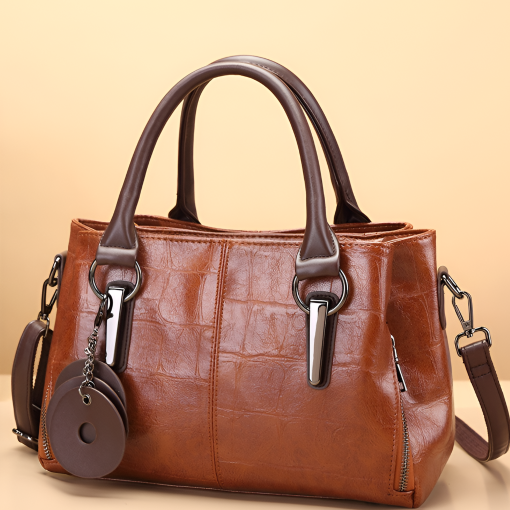 Women's Genuine Leather Handbag - Fashinoza