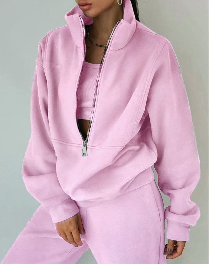 Amelia | Women Spring Zip Up Loungewear Set