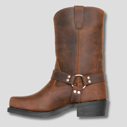 Women's Vintage Cowboy Boots Durable Leather