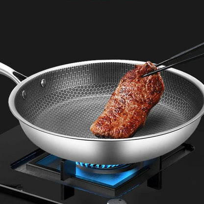 Stainless Steel Non-Stick Frying Pan - Fashinoza