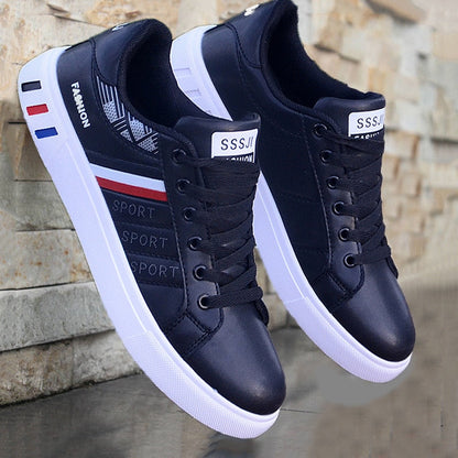 Classic Stripe Lace-Up Sneakers