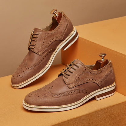 Men's Zaviar Genuine Leather Shoes