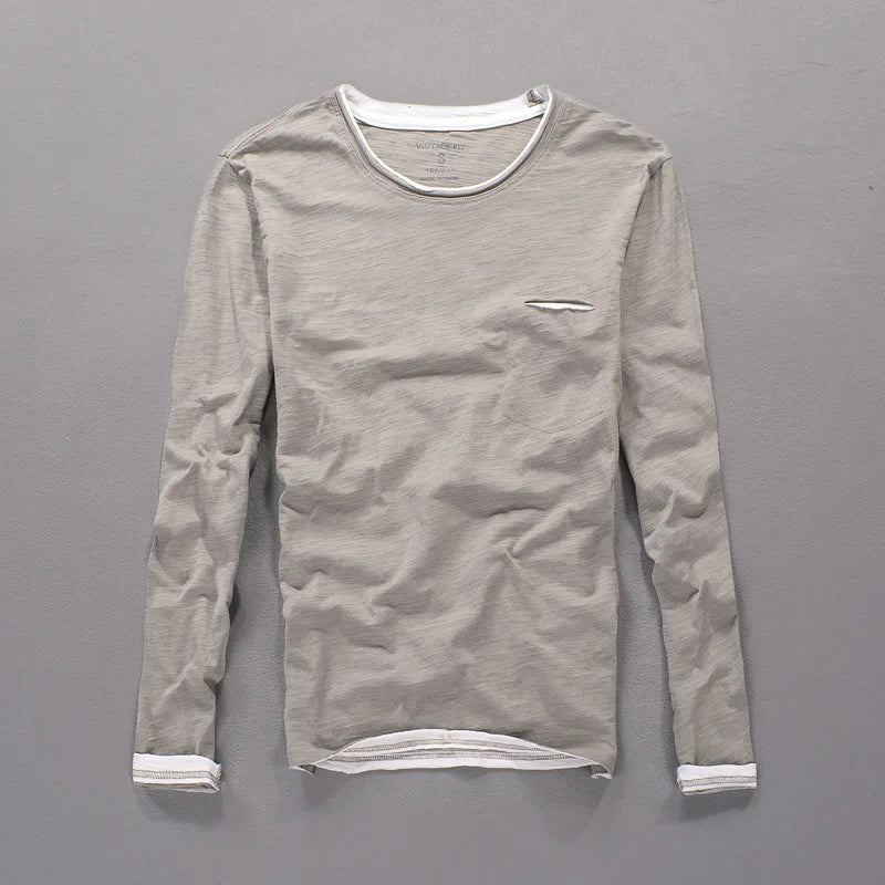 Hadrian Men's Cotton Henley Shirt