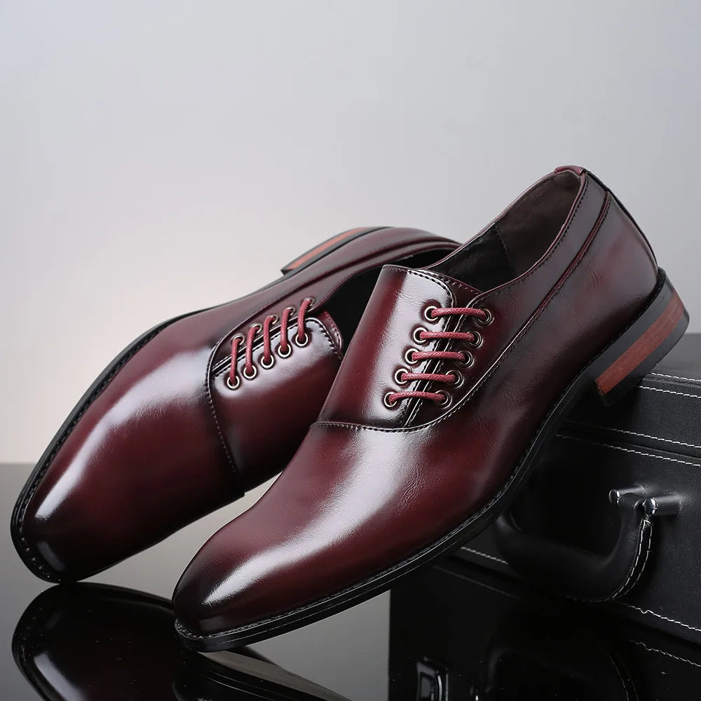 Men's Bertolini Genuine Leather Oxford Shoes