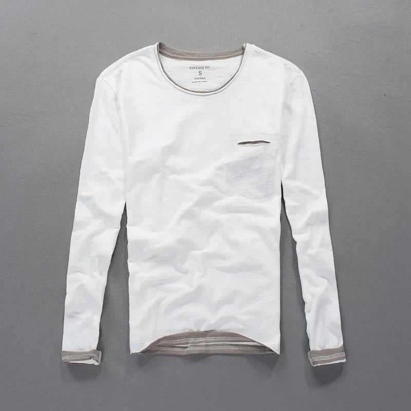 Hadrian Men's Cotton Henley Shirt