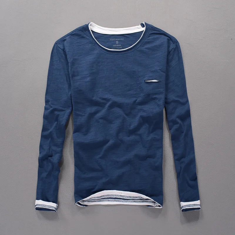 Maverick Men's Cotton Long Sleeve Shirt - 
Fashinoza