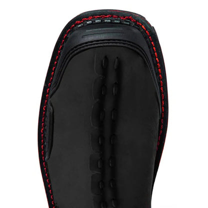 Men's Ankle Boots Skull Accent Black Bold Style Comfortable