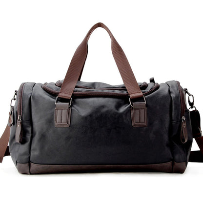 Men's Two-Tone Duffel Bag Durable Travel - 
Fashinoza