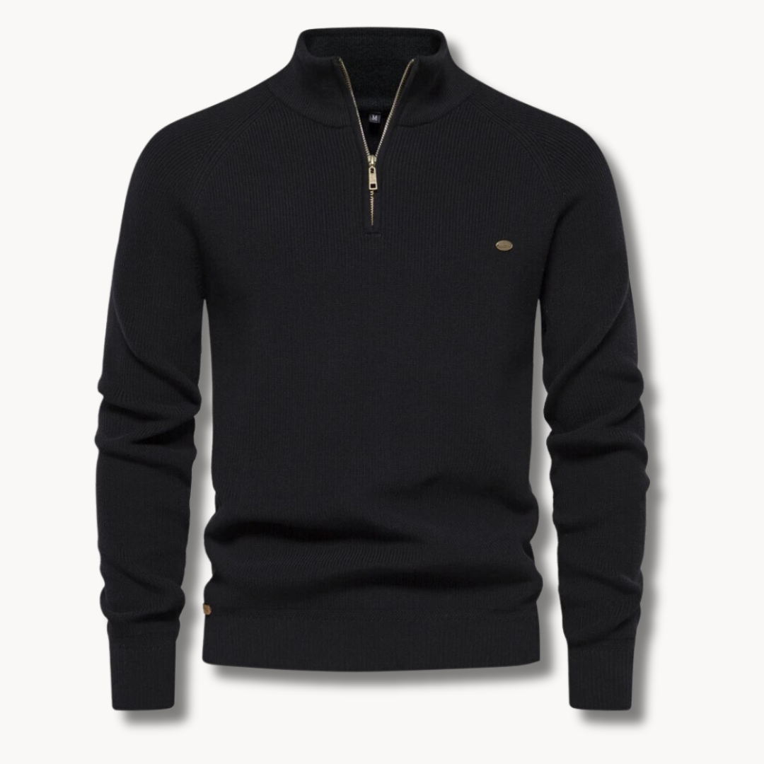 Michael | Men Spring Zip Neck Sweater