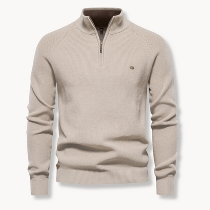 Michael | Men Spring Zip Neck Sweater