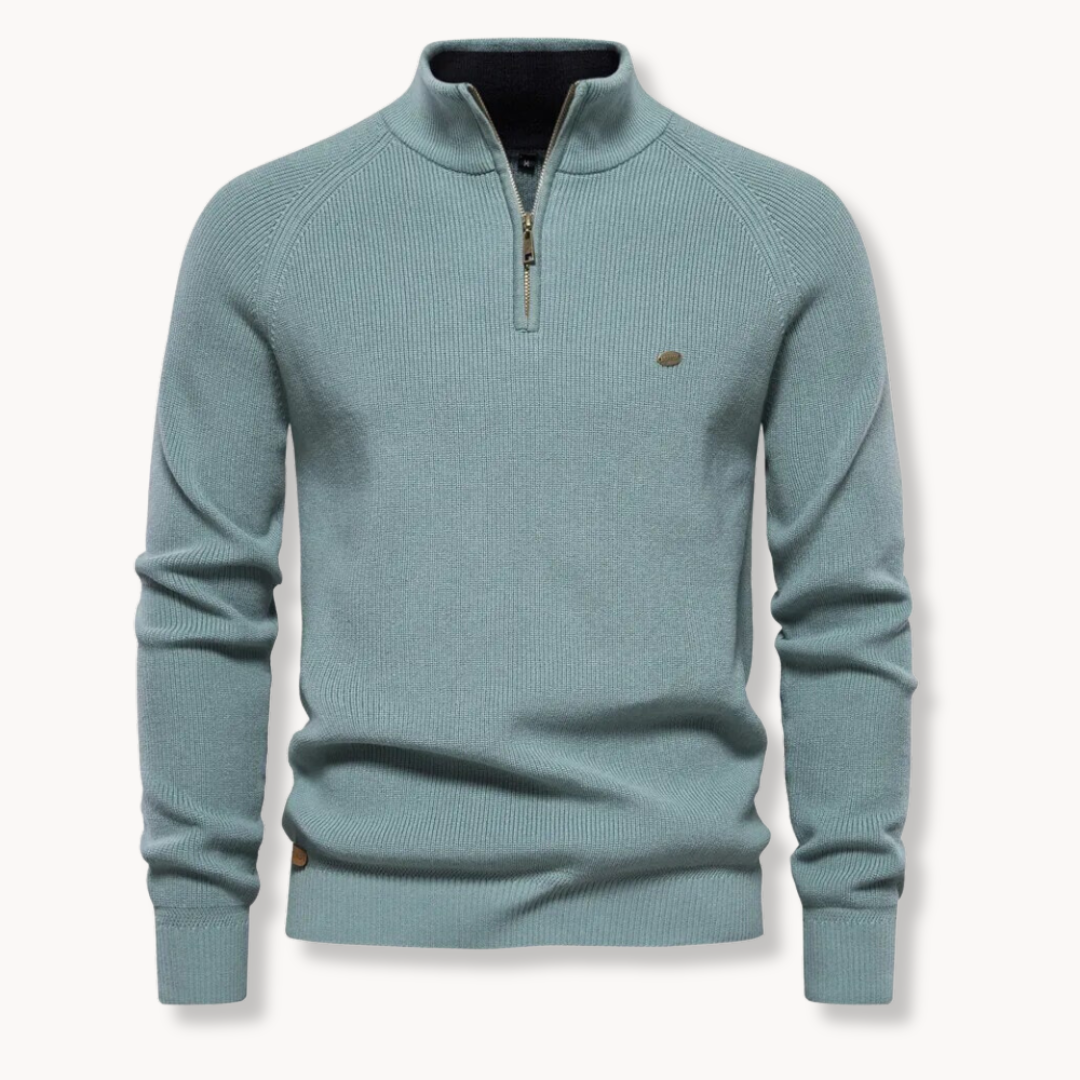 Michael | Men Spring Zip Neck Sweater