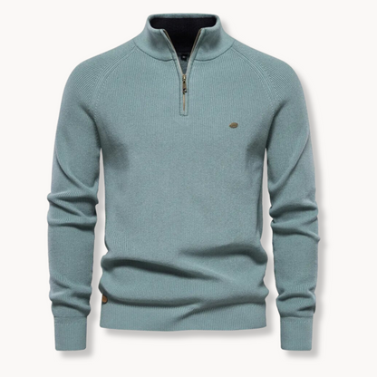 Michael | Men Spring Zip Neck Sweater