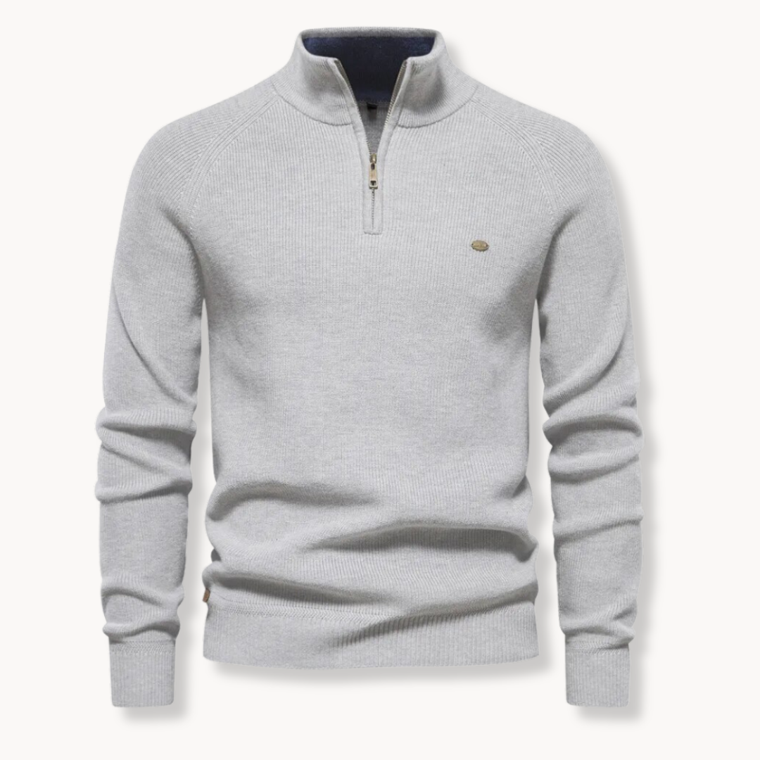 Michael | Men Spring Zip Neck Sweater