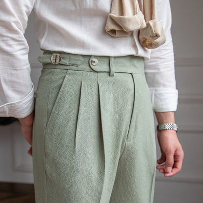 Benjamin | Men's Tailored Pleated Trousers
