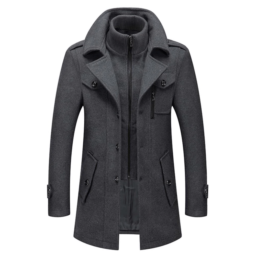 Connor | Men’s Winter Stand Collar Coat