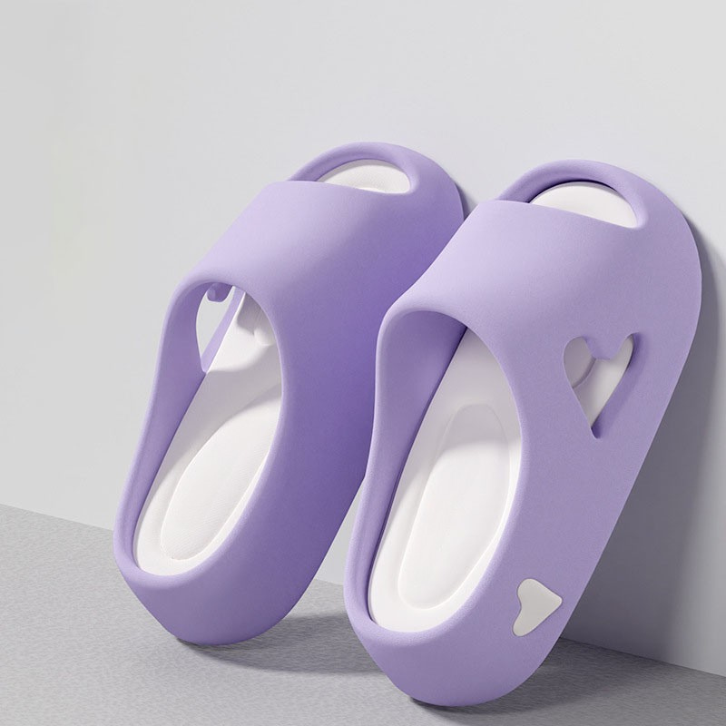 Heavenly Soft Heart Shape Flip Flops