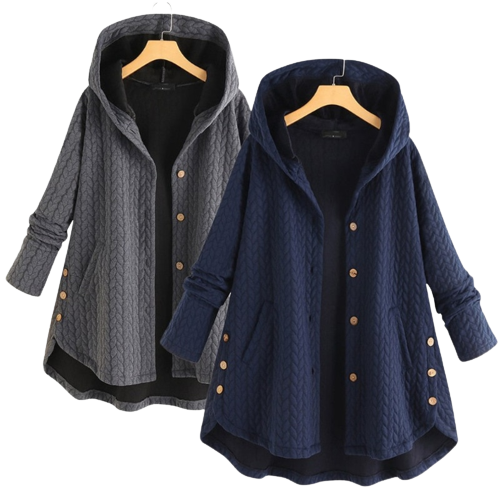 Women's Insulated Winter Jacket Warm Waterproof Black - Fashinoza
