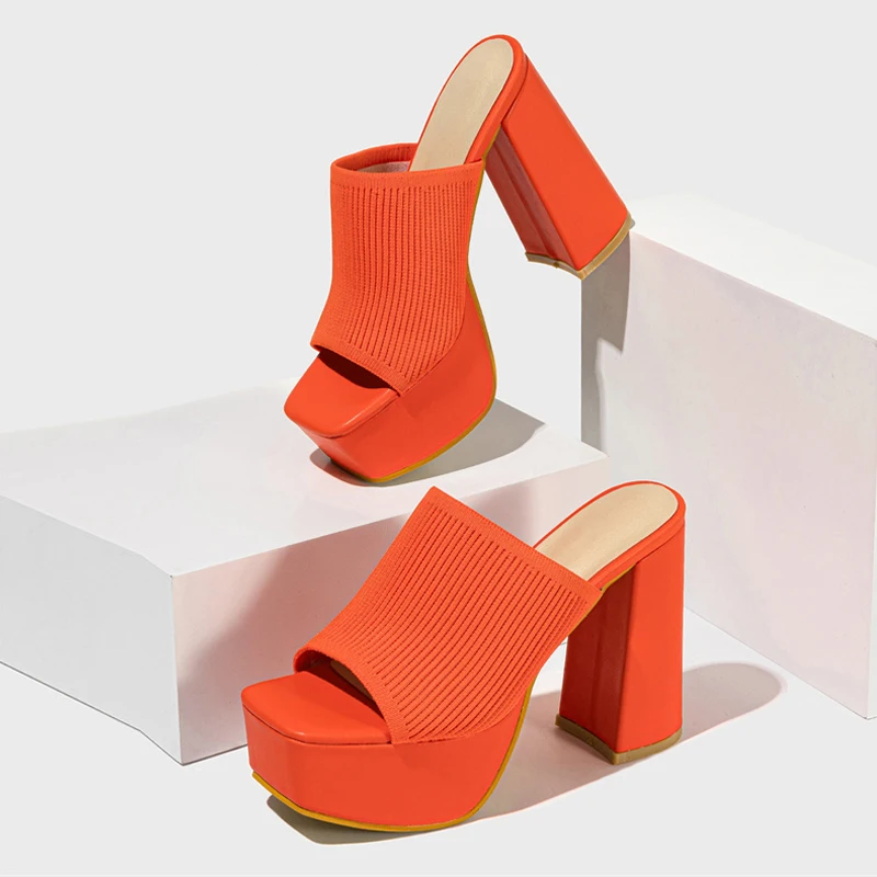 Women's Platform Sandals Cinnamon - Fashinoza