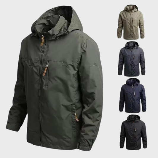 Men's Water-Resistant Outdoor Jacket - Fashinoza