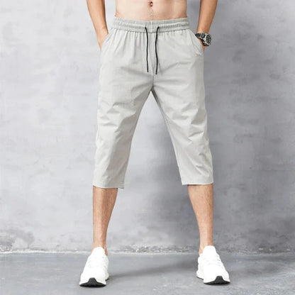 Men's Nylon Trekking Pants Quick-Drying Black