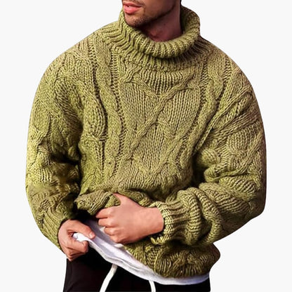 Men's Classic Turtleneck Sweater Pullover