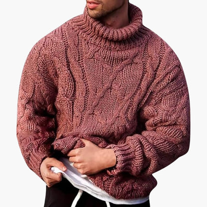 Men's Classic Turtleneck Sweater Pullover