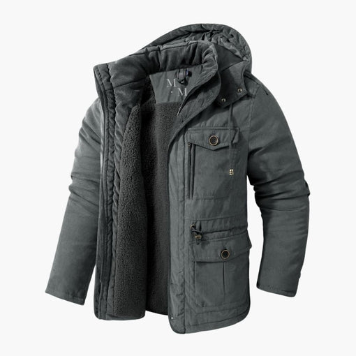 Men's Hooded Winter Jacket Outerwear - Fashinoza