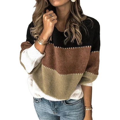 Victoria | Women Spring Colorblock Sweater
