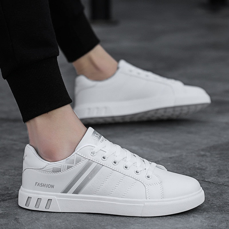 Classic Stripe Lace-Up Sneakers