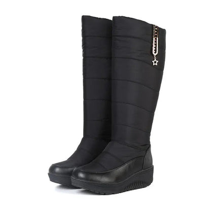 High-Top Winter Boots for Women – Warm & Stylish Comfort
