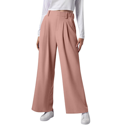 High-Waist Wide-Leg Trousers