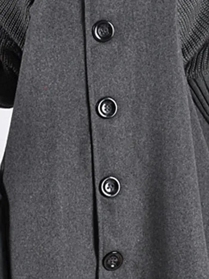 High Neck Black Trench Coat for Women – Elegant & Versatile Style 5