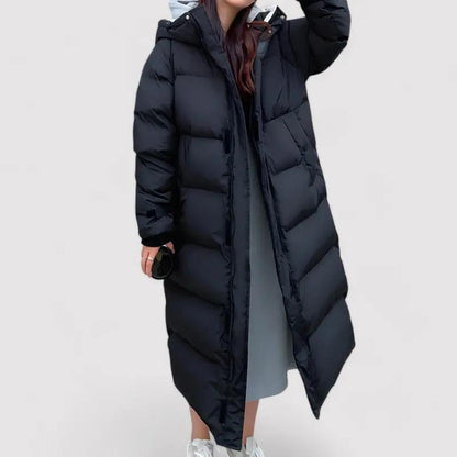 Women's Hooded Puffer Parka Jacket Waterproof Warm - 
Fashinoza