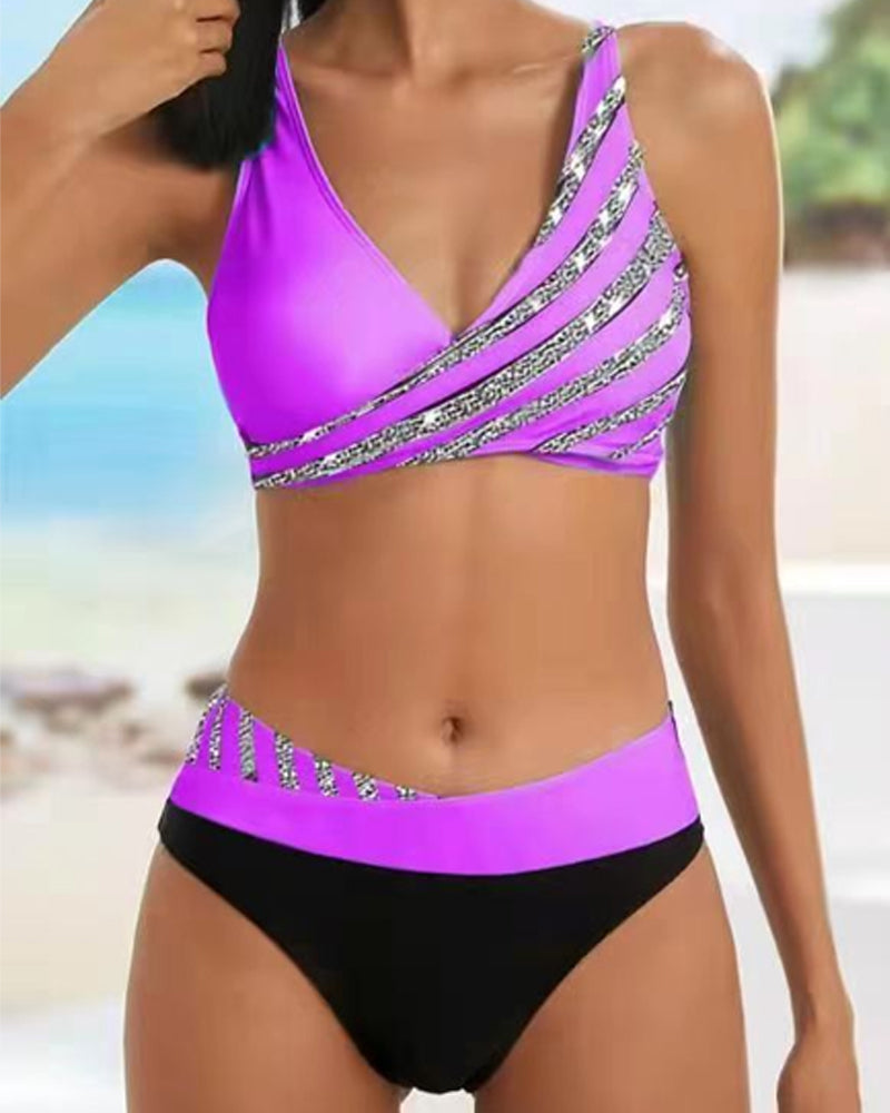 Women's Printed Bikini Set Beachwear