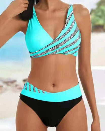 Women's Printed Bikini Set Beachwear