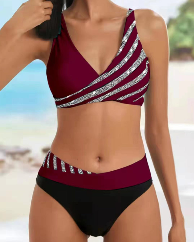 Women's Printed Bikini Set Beachwear