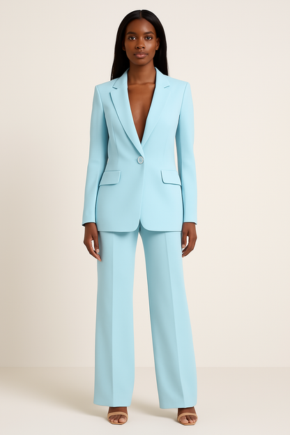 Addison | Women Structured Blazer Pants Set