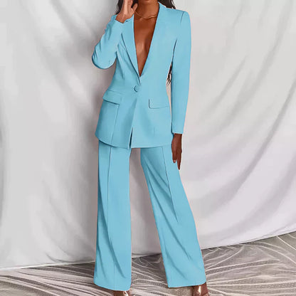 Jesika Women's Blazer Suit Set Elegant