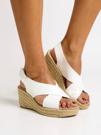 Kendall Women's Wedge Sandals Woven Ankle Strap